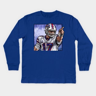 First down Kids Long Sleeve T-Shirt